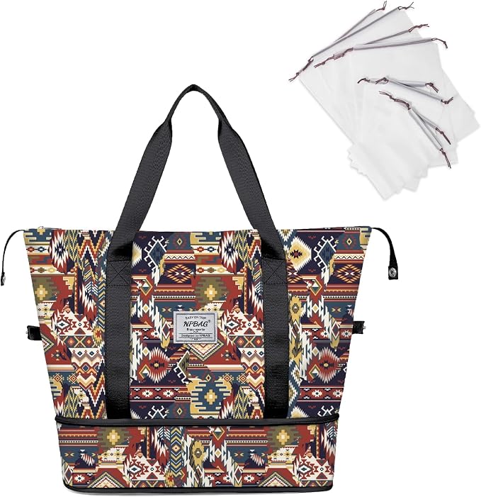 NPBAG Women Travel Duffel, Gym Workout Overnight Bag, Mommy Hospital Bag by NPBAG
