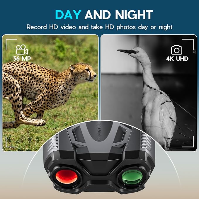 4K Night Vision Goggles for Adults, 10X Zoom Night Vision Binoculars - Image 6