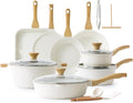 SENSARTE Nonstick Ceramic Cookware Set 23-Piece, Healthy Pots and Pans Set by SENSARTE