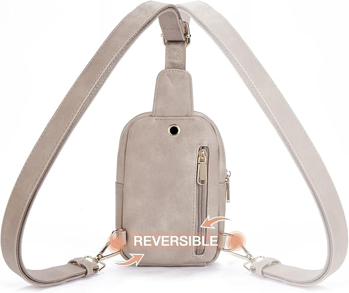 Telena Small Sling Bag for Women Leather Crossbody Fanny Packs Chest Bag for - Image 5