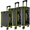 3 Pcs Thicken Clear Luggage Cover Protector by KSSZZCO