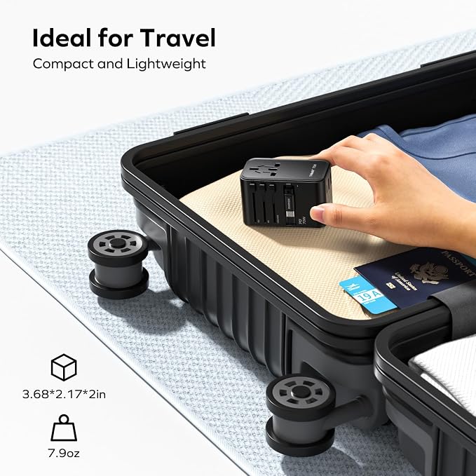 MOMAX Universal Travel Adapter, International Power Plug Adapter - Image 7