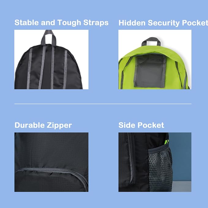 20L Hiking Daypack, Lightweight Backpack - Image 6