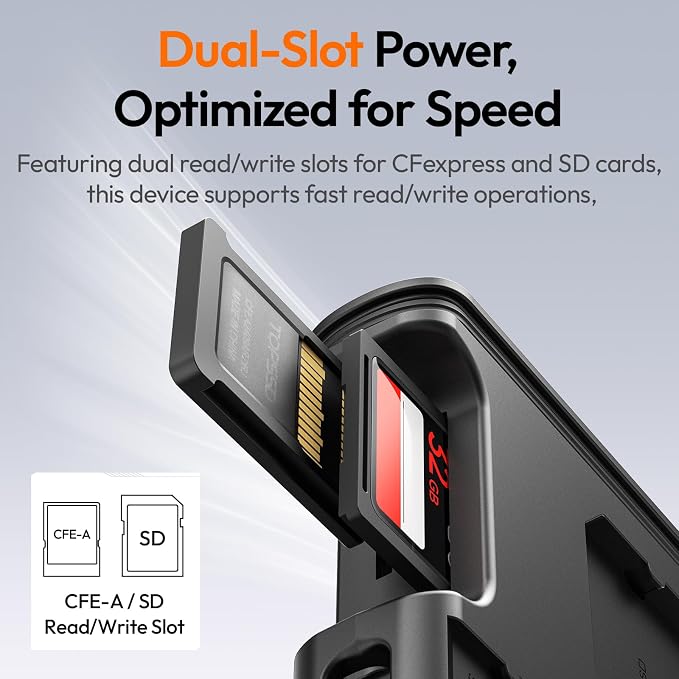 ULANZI MCR-01 High-Speed SD Card Reader Case, USB 3.2 CFexpress A Card Reader - Image 9