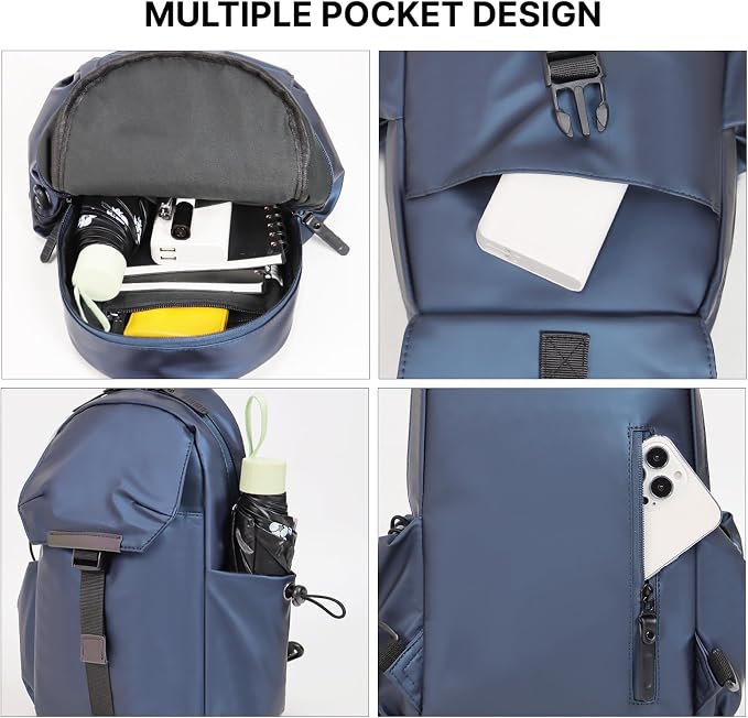 Crossbody Messenger Bag for Women Men Travel Backpack Convertibale Sling Bag - Image 5