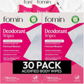 FOMIN Acidified Travel Deodorant Wipes by FOMIN