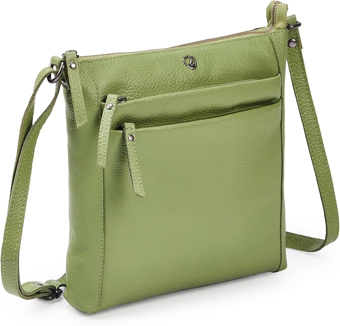 Small Soft Genuine Leather Crossbody Purse Women’s Sling Crossover Shoulder by Cochoa