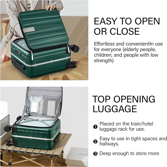 Hanke 16 Inch Underseat Carry On Suitcases - Image 4