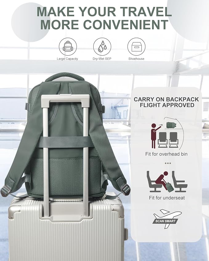 coowoz Travel Backpack Carry On - Image 3