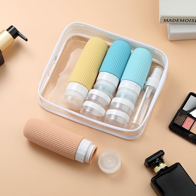 16 Pack Travel Bottles Set, TSA Approved Leak Proof Silicone Squeezable - Image 5