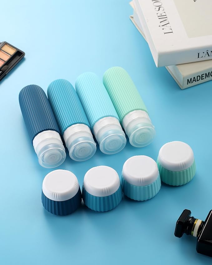 Travel Bottles for Toiletries 8 Pack, Tsa Approved Travel Size Toiletries 3 oz - Image 4