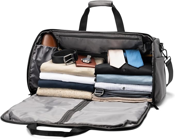 Halfday Convertible 2-in-1 Premium Garment Duffel Weekender Bag 45L | - Image 2