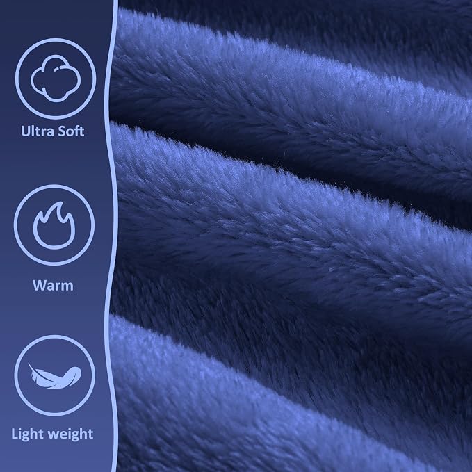 Travel Blanket, Ultra-Soft, Warm & Lightweight Travel Blanket Airplane - Image 2