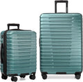 U.S. Traveler Boren Polycarbonate Hardside Rugged Travel Suitcase Luggage by USTraveler