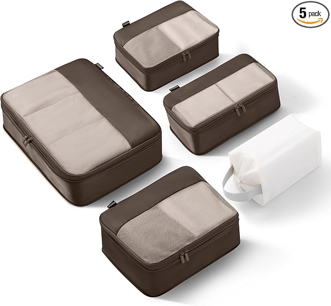 5 Set Compression Packing Cubes by SOARSAIL