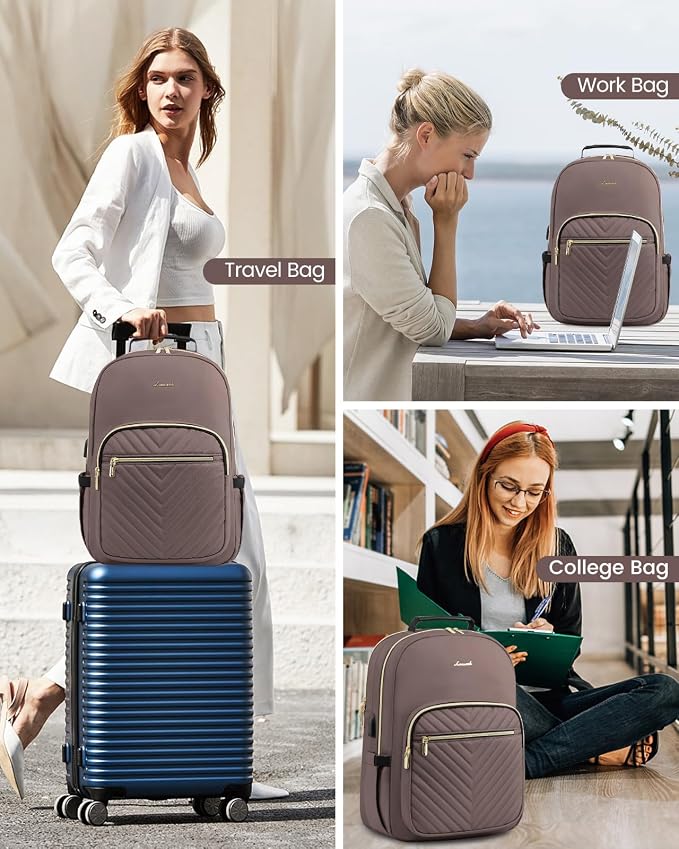 LOVEVOOK Laptop Backpack Purse for Women, Large Capacity Travel Business - Image 6