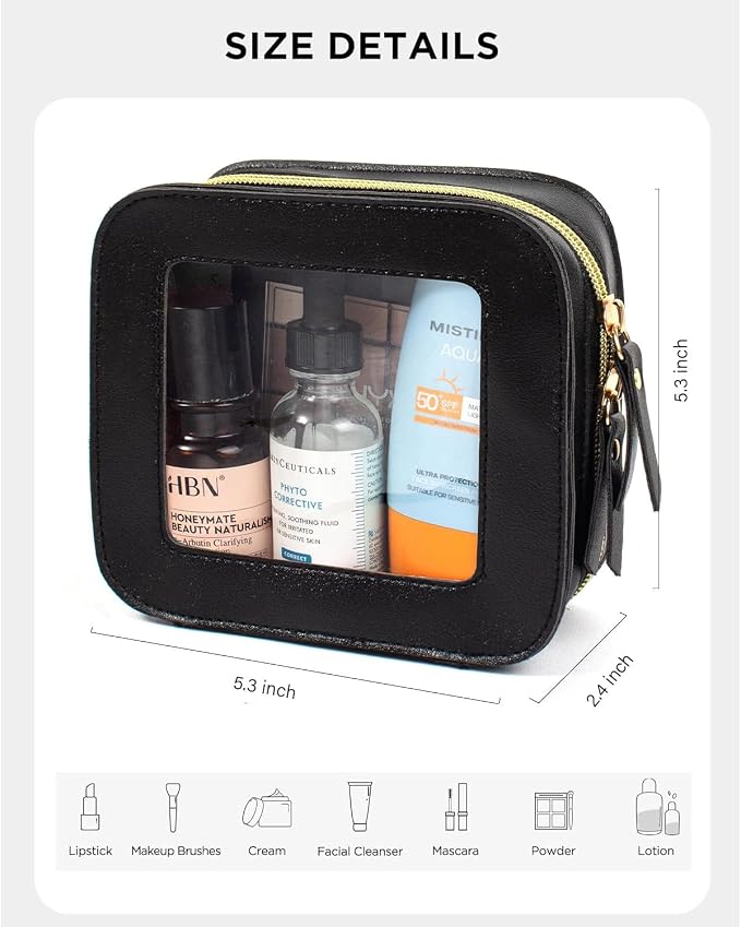 2 Pcs Clear Makup Bag Set - Image 5