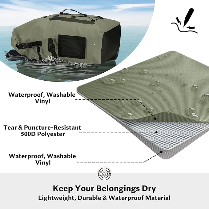 STOVER 5/10/25/30/40/55L Waterproof Backpack- Floating Dry Bag - Image 2