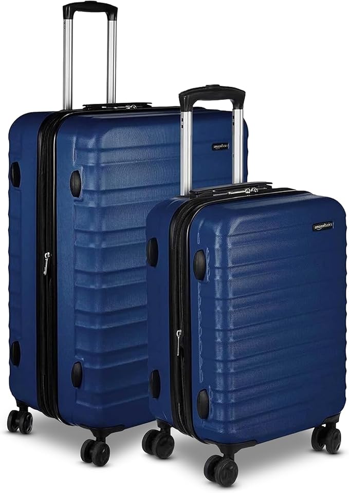 Amazon Basics 2-Piece Set, Hardshell Suitcases by AmazonBasics