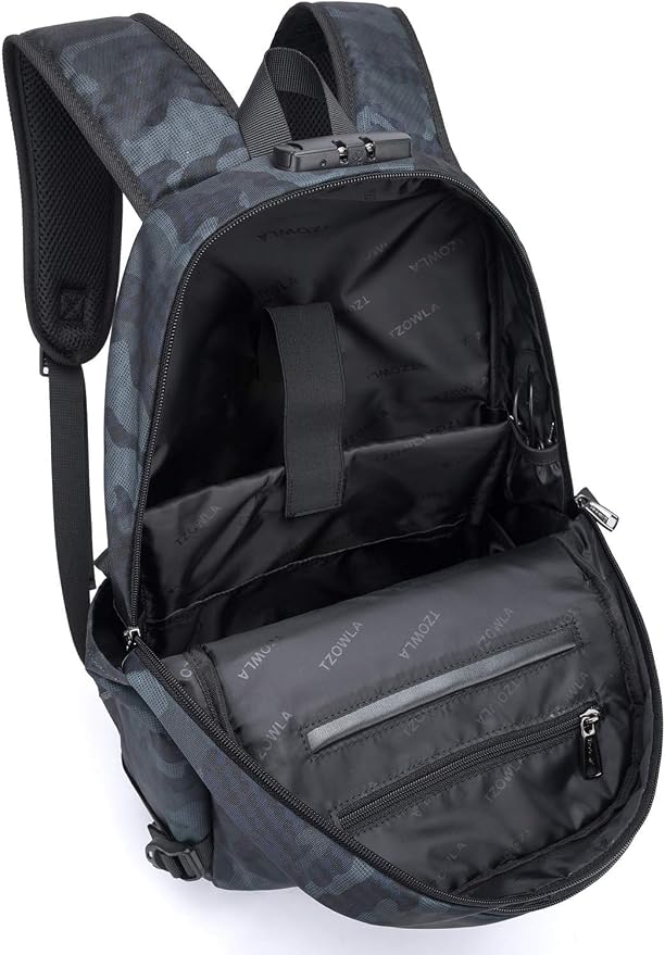 Tzowla Business Laptop Backpack Water Resistant Anti-Theft Backpack - Image 3