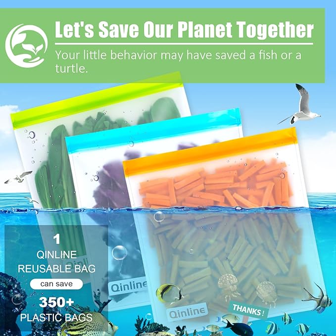 Reusable Gallon Food Storage Bags - Image 7