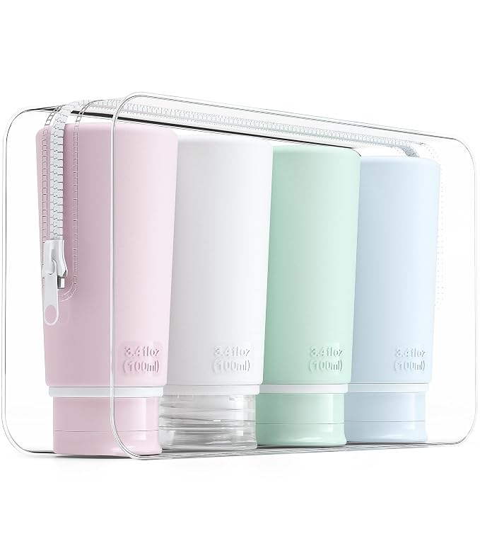 Valourgo Travel Bottles for Toiletries Tsa Approved Travel Size Containers BPA by Valourgo