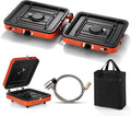 Odoland Portable 2 Burner Camping Stove Propane 17000 BTU/h Gas Stove by Odoland