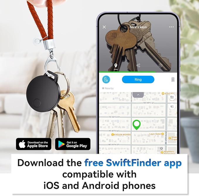 Keys Finder, and More; Android and iOS Compatible, Phone Finder, Water - Image 3