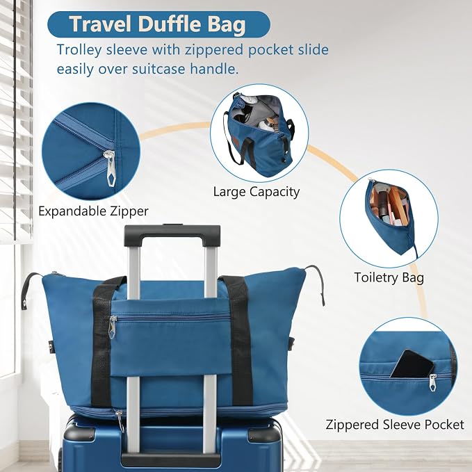Merax Luggage Set 3 Piece Carry on Luggage, Lightweight Durable Spinner Suitcase - Image 3