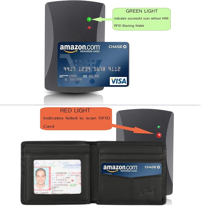 Wallet for Men-Genuine Leather RFID Blocking Bifold Stylish Wallet - Image 5
