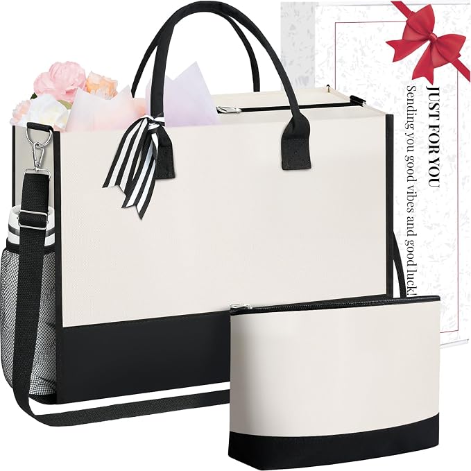 BAGAIL Initial Tote Bag, Personalized Birthday Gifts by BAGAIL