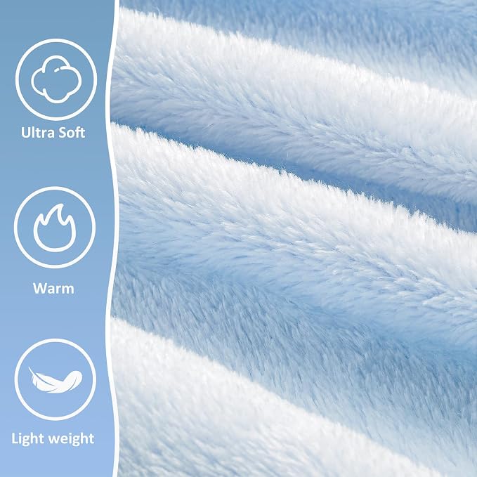 Travel Blanket, Ultra-Soft, Warm & Lightweight Travel Blanket Airplane - Image 2