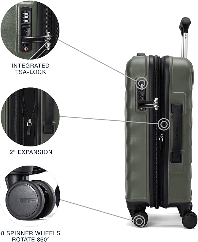 Travelpro Maxlite Air V2 Hardside Expandable Carry on Luggage, 8 Spinner Wheels - Image 4