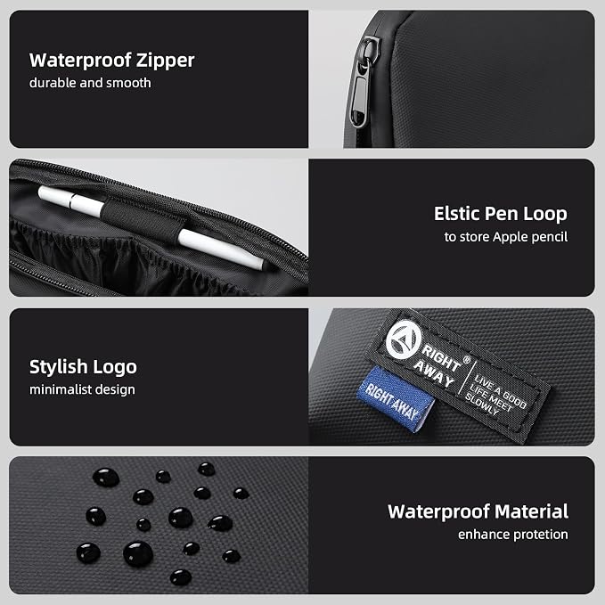 RIGHT AWAY Electronic Organizer, Waterproof Travel Accessories Storage - Image 3