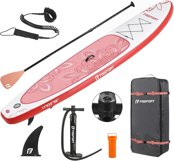 FBSPORT 11' Premium Stand Up Paddle Board, Yoga Board - Image 6