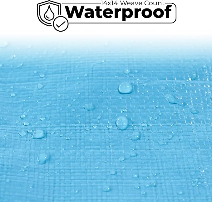 Tarps Heavy Duty Waterproof 20x20-12 mil Thick Camping Tent - Image 5