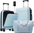Merax Luggage Sets Front Opening, 2 Piece Hardshell Suitcase by Merax
