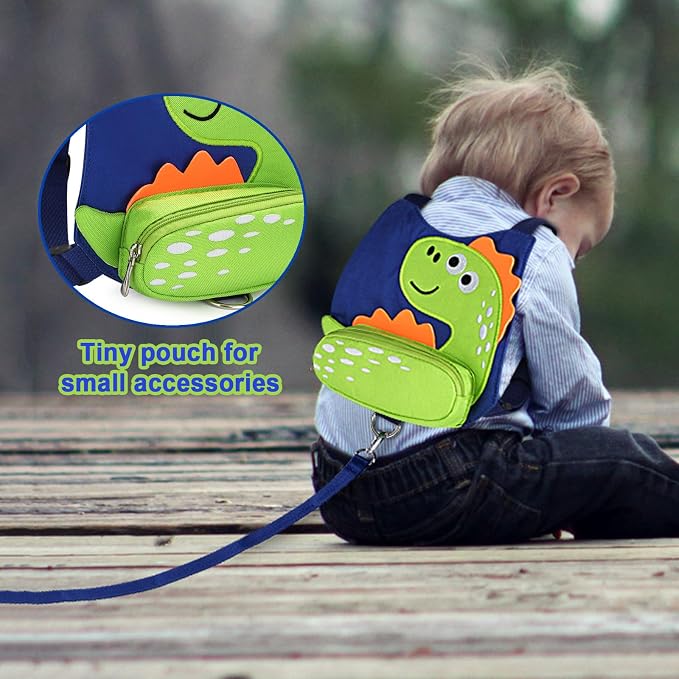 Accmor Toddler Harness Leash, Cute Dinosaur Kids Harness Children Leash - Image 4