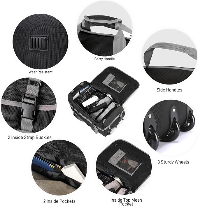 Foldable Rolling Duffle Bag - Image 3