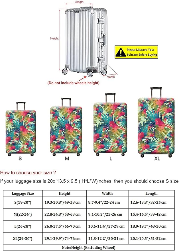 Travel Luggage Cover, Suitcase Protector Bag Fits 29-30 Inch Luggage - Image 5