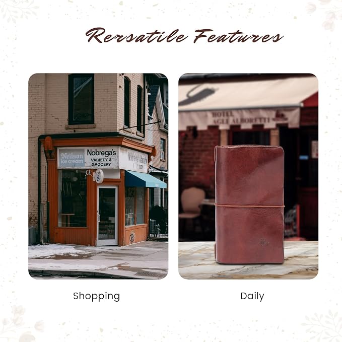Genuine Leather Nomad Organizer Travel Wallet | Women's Wallet Clutch Passport - Image 2