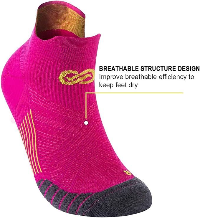 PAPLUS Ankle Compression Sock for Men and Women 2/4/6 Pairs, Low Cut - Image 2
