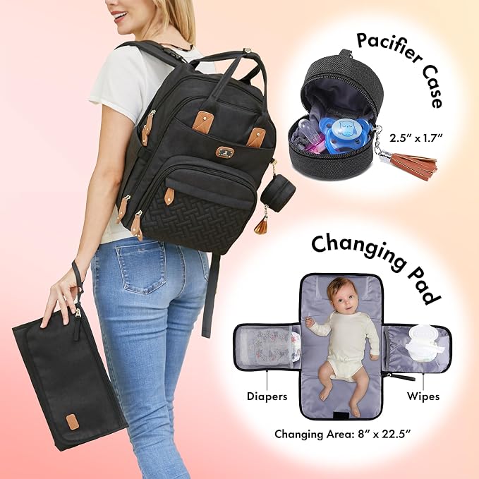 Dikaslon Diaper Bag Backpack - Image 2
