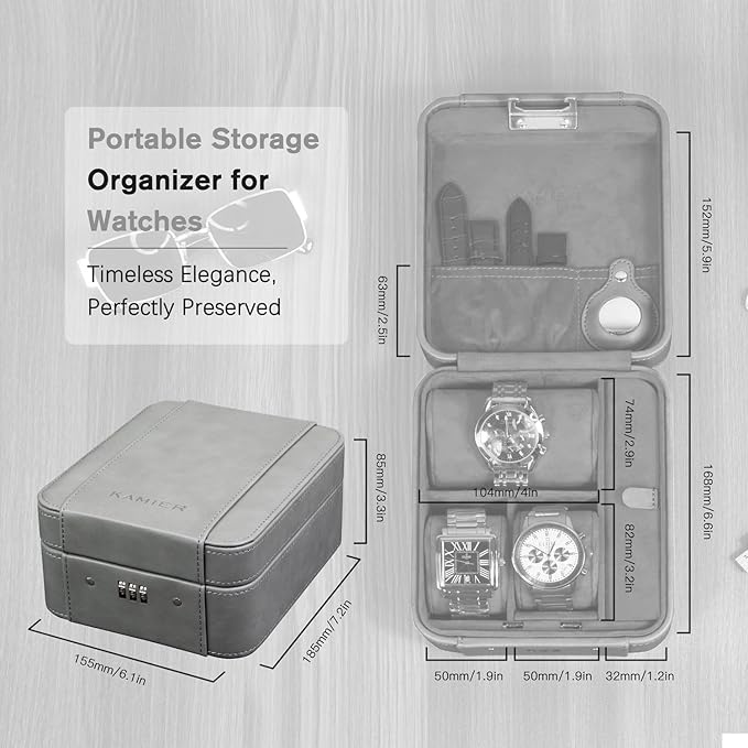KAMIER Watch Case with Combination Lock - Image 5