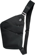 Anti-Theft Crossbody Sling Bag Unisex Slim Water Resistant Shoulder Bag Outdoor by Carfany