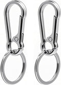 Keychain Keyring Set for Men Women Classic Metal Home Car Key Holder Organizer by Unknown