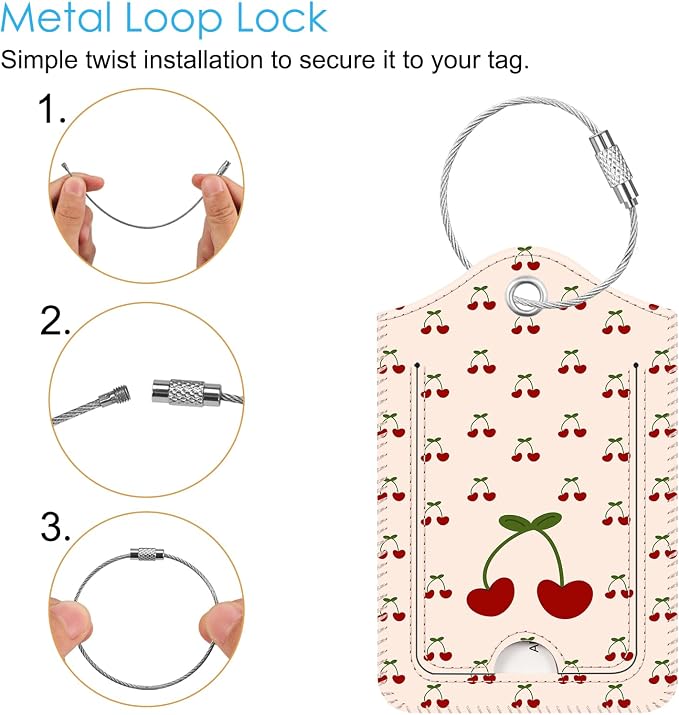 Fintie Luggage Tags, Privacy Cover ID Label - Image 3