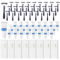 Hushee Shave Kit Bulk Travel Shaving Cream Disposable Twin Blade Razors and by Hushee