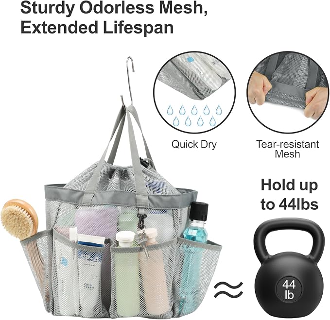 F-color Mesh Shower Caddy Portable - Image 4