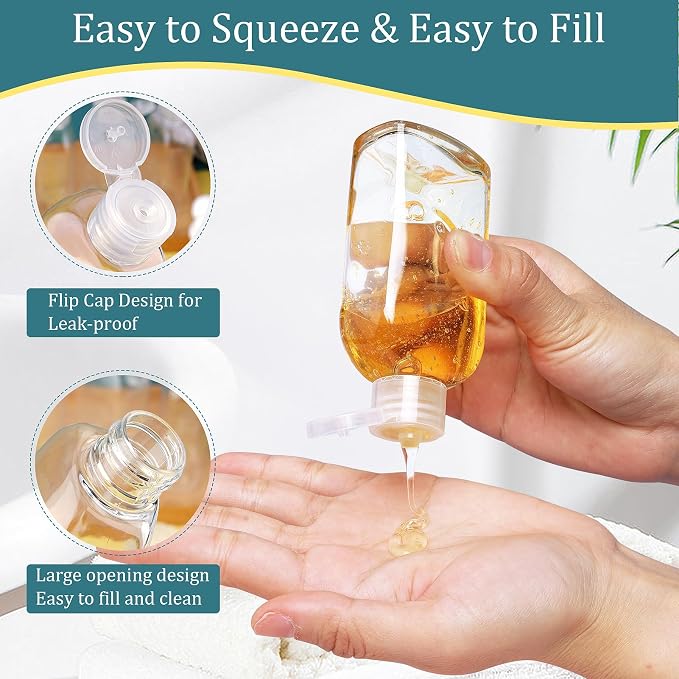 Cosywell Leakproof Squeeze Bottles Travel Kit - Image 4